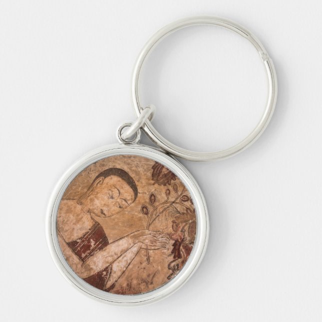 Ancient Buddhist Painting Key Ring (Front)