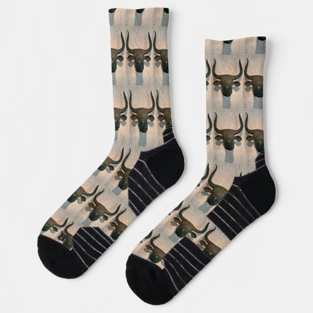 Ancient Bull Socks (Left)