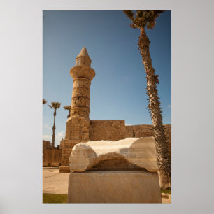Ancient Caesarea Ruins Poster