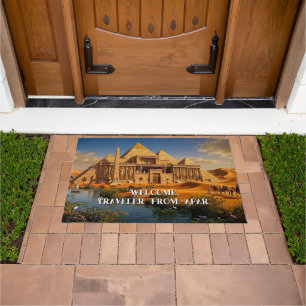Ancient Castle from the Scorching Sands Doormat