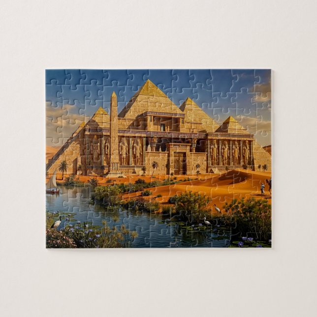Ancient Castle from the Scorching Sands Jigsaw Puzzle (Horizontal)