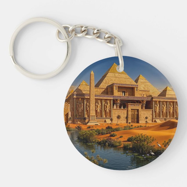 Ancient Castle from the Scorching Sands Key Ring (Front)