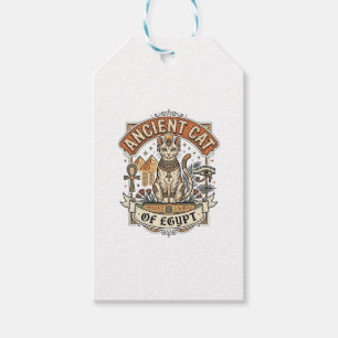 Ancient Cat Of Egypt Cat Ancient Egypt Vintage Vec Gift Tags