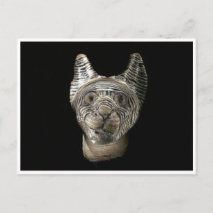 ancient cat postcard