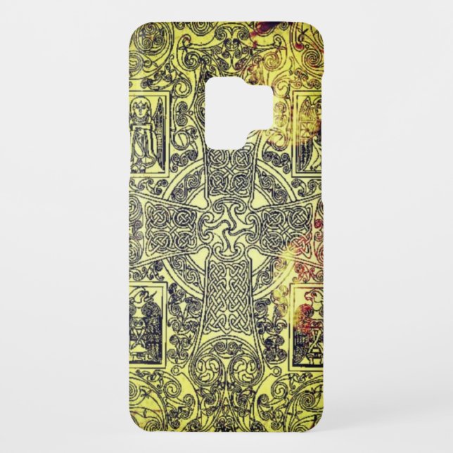 Ancient Celtic Ornament in Gold, Red, and Black Case-Mate Samsung Galaxy Case (Back)