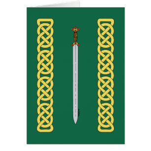 Ancient Celtic Sword and Knotwork
