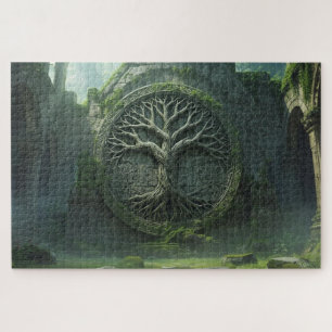Ancient Celtic Tree of Life Jigsaw Puzzle