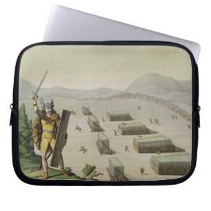 Ancient Celts or Gauls in Battle, c.1800-18 (colou Laptop Sleeve