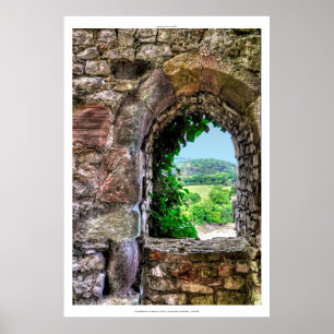 Ancient Chepstow Castle, Monmouthshire, Wales Poster