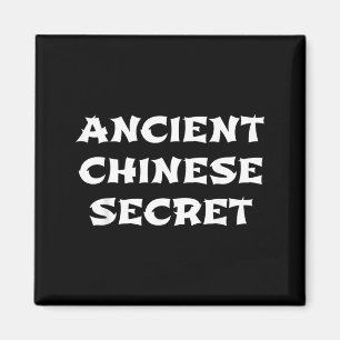 Ancient Chinese Secret Funny Halloween Sauce Magnet