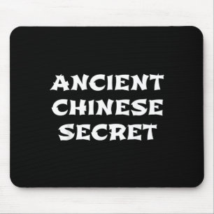 Ancient Chinese Secret Funny Halloween Sauce Mouse Pad