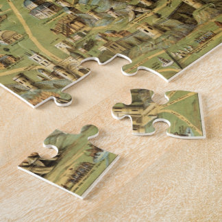 Ancient city of Jerusalem with Solomon's Temple Jigsaw Puzzle