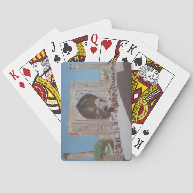 Ancient City of Samarkand (by Vasily Vereshchagin) Playing Cards (Back)