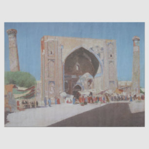 Ancient City of Samarkand (by Vasily Vereshchagin) Tissue Paper