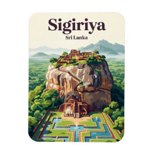 Ancient City of Sigiriya Sri Lanka Magnet