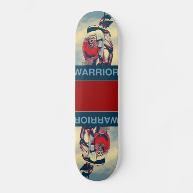 Ancient Colosseum Spartan Warrior Roman Gladiator Skateboard (Front)