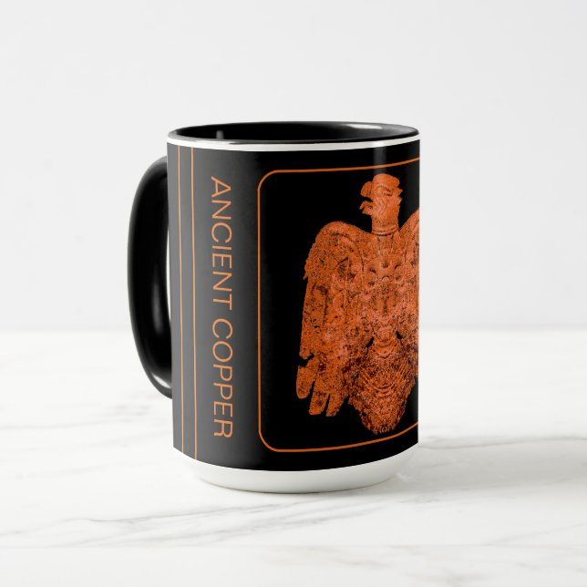 Ancient Copper Peoria Falcon Restored Mug (Front Left)