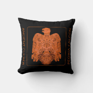 Ancient Copper Peoria Falcon Restored Mug Cushion
