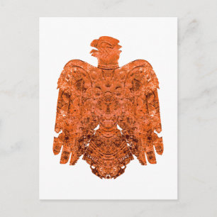 ANCIENT COPPER PEORIA FALCON RESTORED Postcard