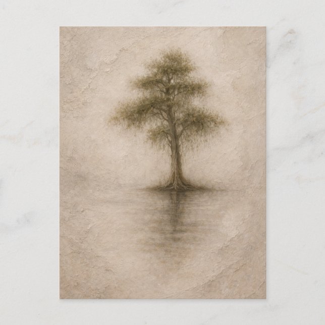 Ancient Cypress | Landscape Art | Postcard (Front)