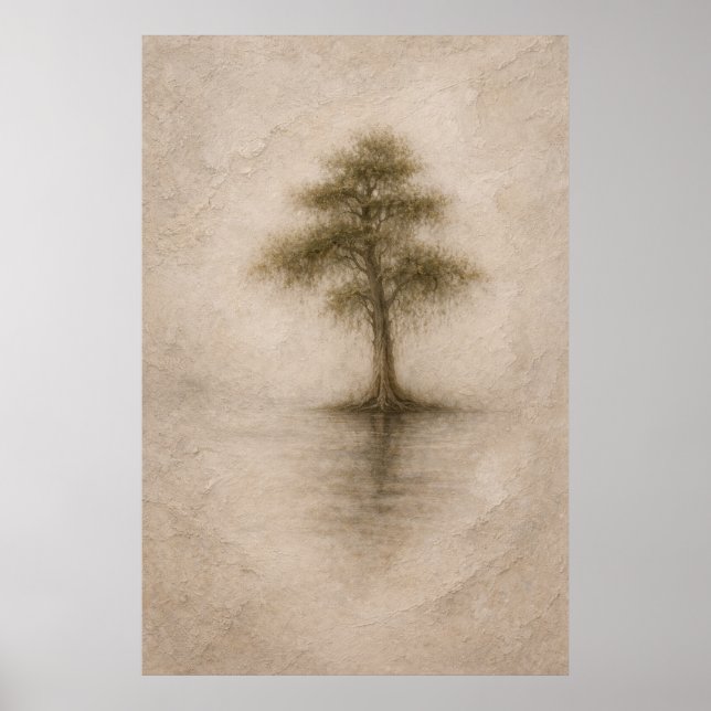 Ancient Cypress | Landscape Art | Poster (Front)