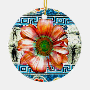 Ancient Dance Ceramic Tree Decoration