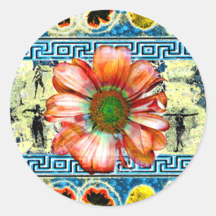 Ancient Dance Classic Round Sticker