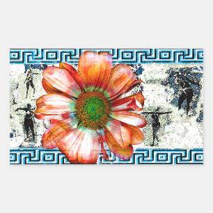 Ancient Dance Rectangular Sticker