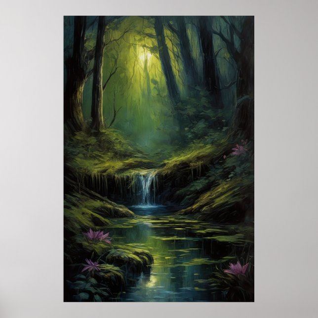 Ancient Dark Forest Poster (Front)