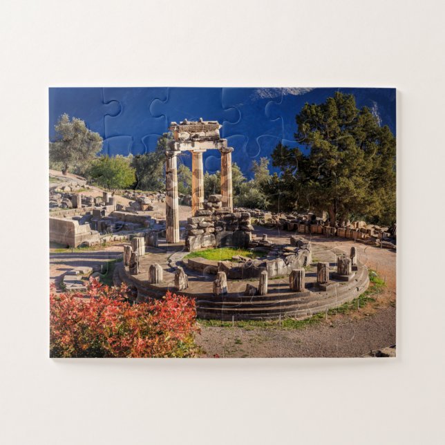Ancient Delphi Greece Jigsaw Puzzle – Temple Ruins (Horizontal)