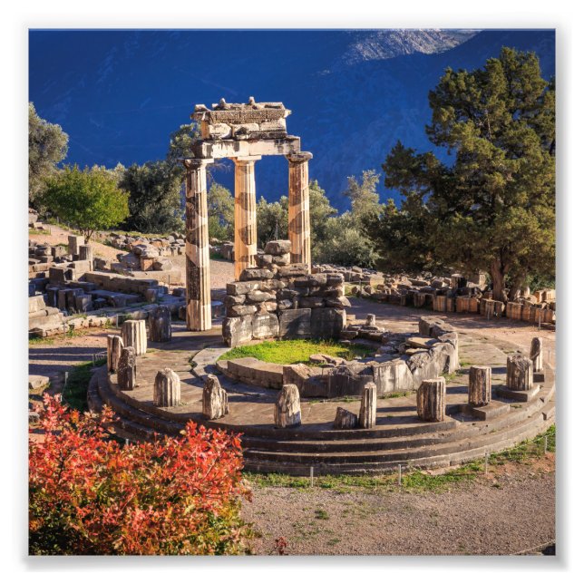 Ancient Delphi, Greece Photo Print (Front)