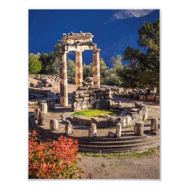 Ancient Delphi, Greece Photo Print (Front)