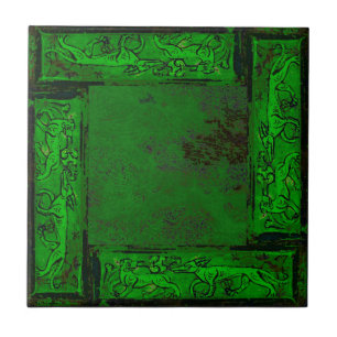 Ancient Designs In Emerald First Of Four Tile