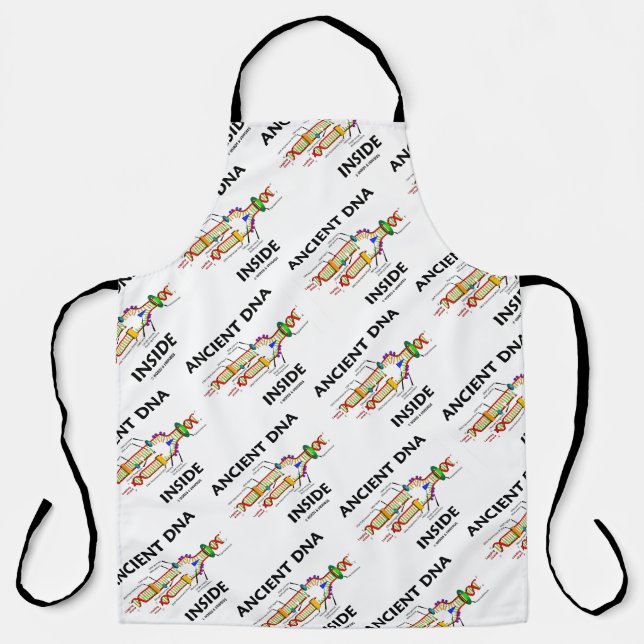 Ancient DNA Inside DNA Replication Humour Apron (Front)
