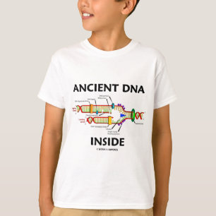 Ancient DNA Inside (DNA Replication Humour) T-Shirt