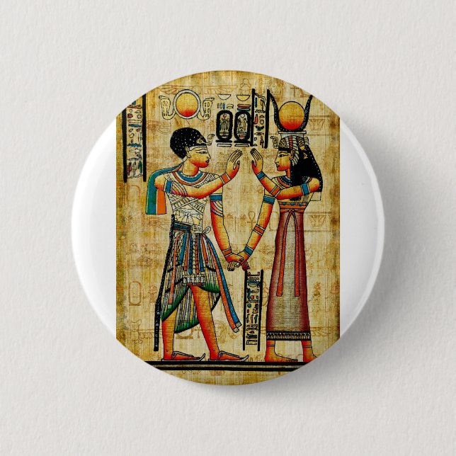Ancient Egypt 5 6 Cm Round Badge (Front)