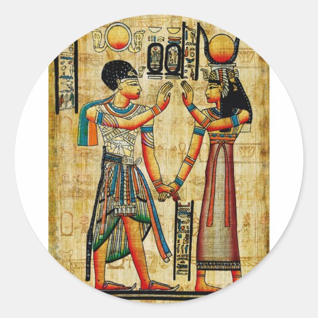 Ancient Egypt 5 Classic Round Sticker (Front)