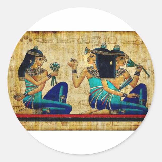Ancient Egypt 6 Classic Round Sticker (Front)
