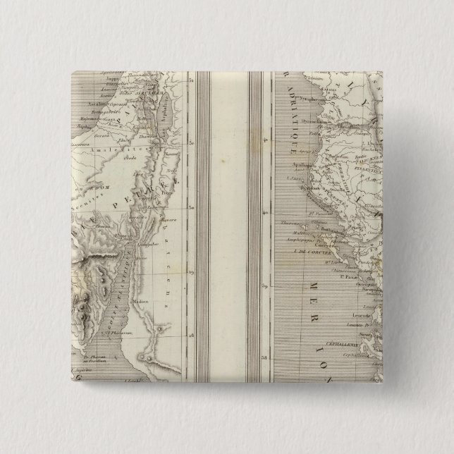 Ancient Egypt, Ancient Greece 15 Cm Square Badge (Front)