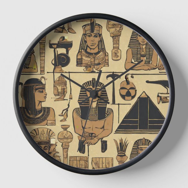 Ancient Egypt civilisation Wall Clock (Front)