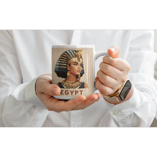 Ancient Egypt Colourful Queen Pharaohs mug