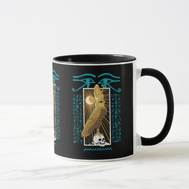 Ancient Egypt Falcon God Horus Mug (Right)