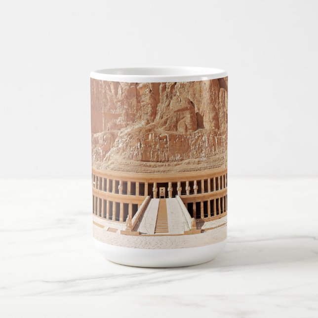 Ancient Egypt Hatshepsut Deir Bahri Temple Luxor Coffee Mug (Center)