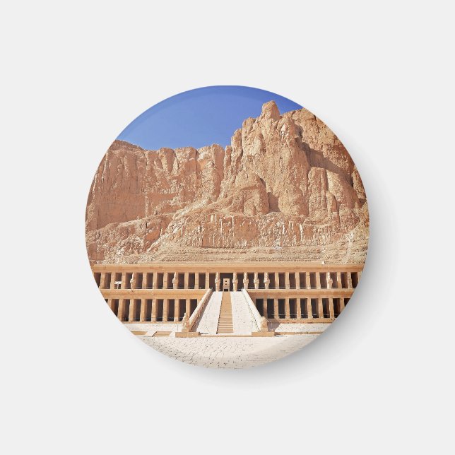 Ancient Egypt Hatshepsut Deir Bahri Temple Luxor Magnet (Front)