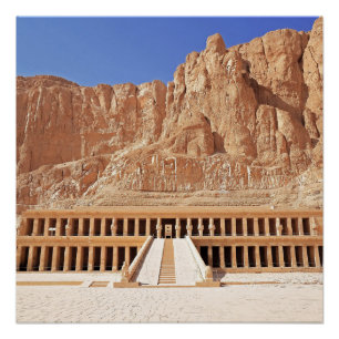 Ancient Egypt Hatshepsut Deir Bahri Temple Luxor Poster
