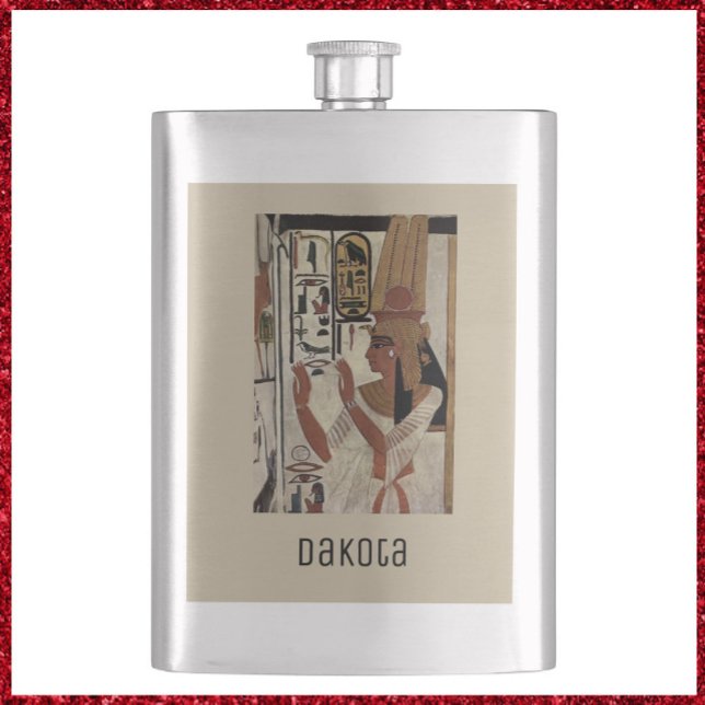 Ancient Egypt Hieroglyphics  Hip Flask (Creator Uploaded)