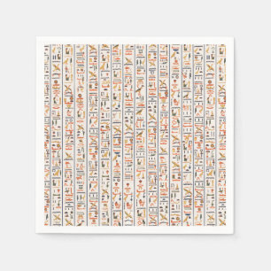 ancient egypt hieroglyphs pattern background histo napkin