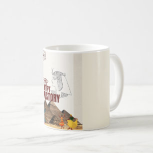 Ancient Egypt History Coffee Mug Pyramids Cerami
