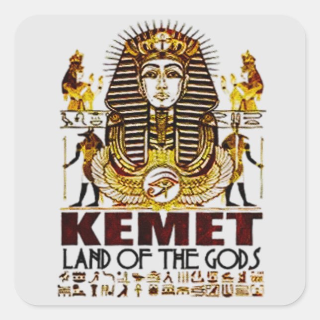 Ancient Egypt Kemet  Black History Square Sticker (Front)