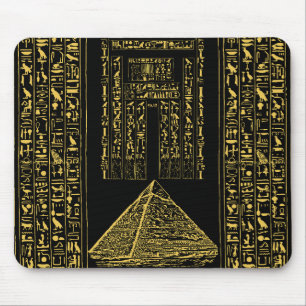 Ancient Egypt Mouse Pad – Pyramid & Hieroglyphic 